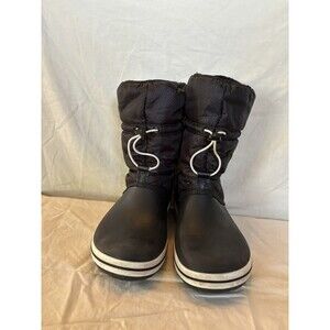 Women’s Crocs Croclane Black Boots. Size 7